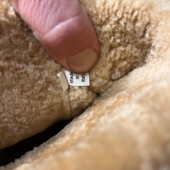 Montelliana 1965 Stella Shearling Boots Italian Size 7.5-8 EU 40 Chestnut Suede - Picture 7 of 12